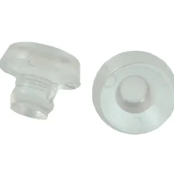 Gommini di ricambio per aste a molla trasparente 8 pz