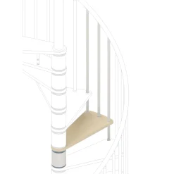 Gradino scala Vesta Ø 138 cm chiara