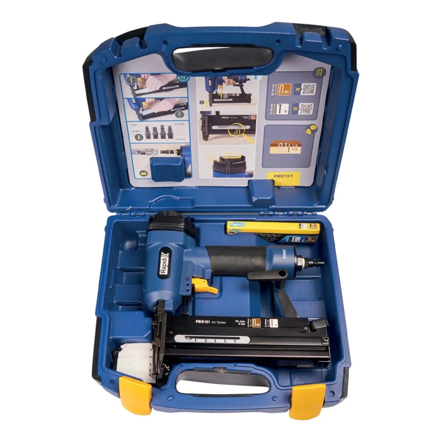 Graffatrice Pneumatica Rapid PRO Airtac PBS151 in Valigetta