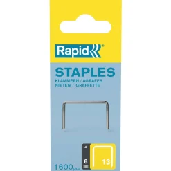Graffe a filo fine Rapid No. 13 zincate da 6mm