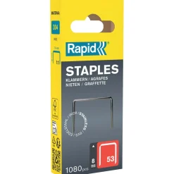 Graffe Rapid a filo fine INOX No. 53 da 8 mm