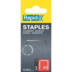 Graffe Rapid a filo fine INOX No. 53 da 6 mm