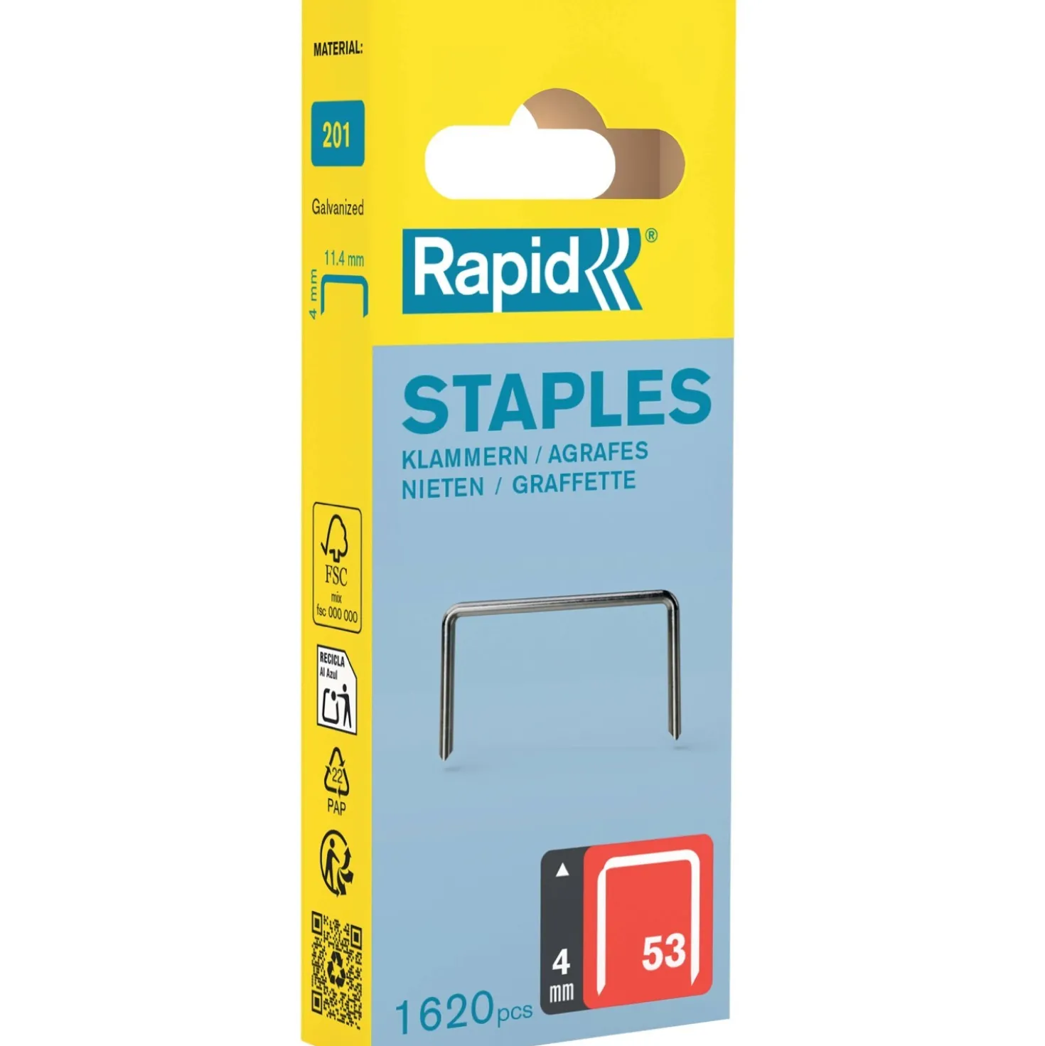 Graffe Rapid a filo fine No. 53 da 4 mm