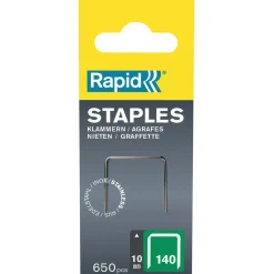 Graffe Rapid a filo piatto INOX No. 140 da 10 mm