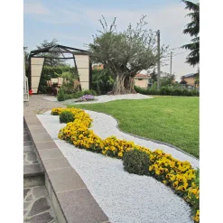 Granulato bianco Carrara 22-30 mm 25 kg