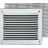Griglia di aerazione in alluminio zincato 193 mm x 165 mm