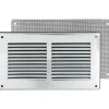 Griglia di aerazione in inox 240 mm x 140 mm