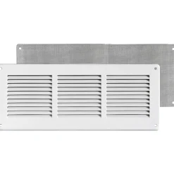Griglia di aerazione in lamiera 340 mm x 140 mm
