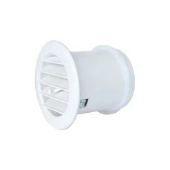 Griglia Tonda ACT10CB Aircontrol con valvola termostatica Ø 128 mm bianco