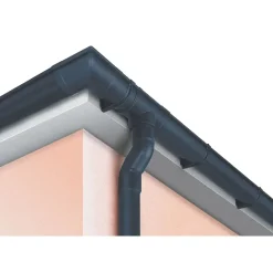 Grondaia in PVC First Plast antracite Ø 125 mm