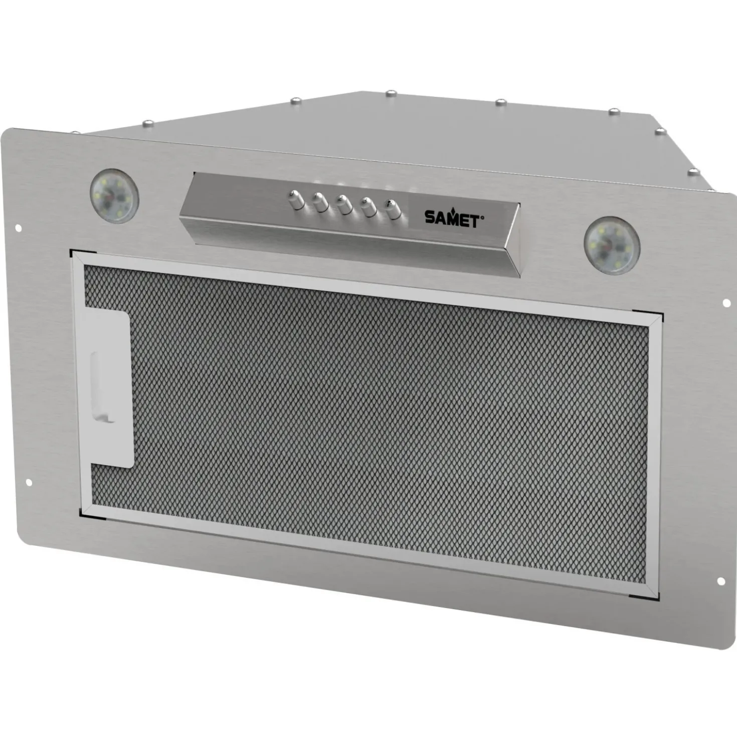 Gruppo per cappa incasso Lux in alluminio 52 cm