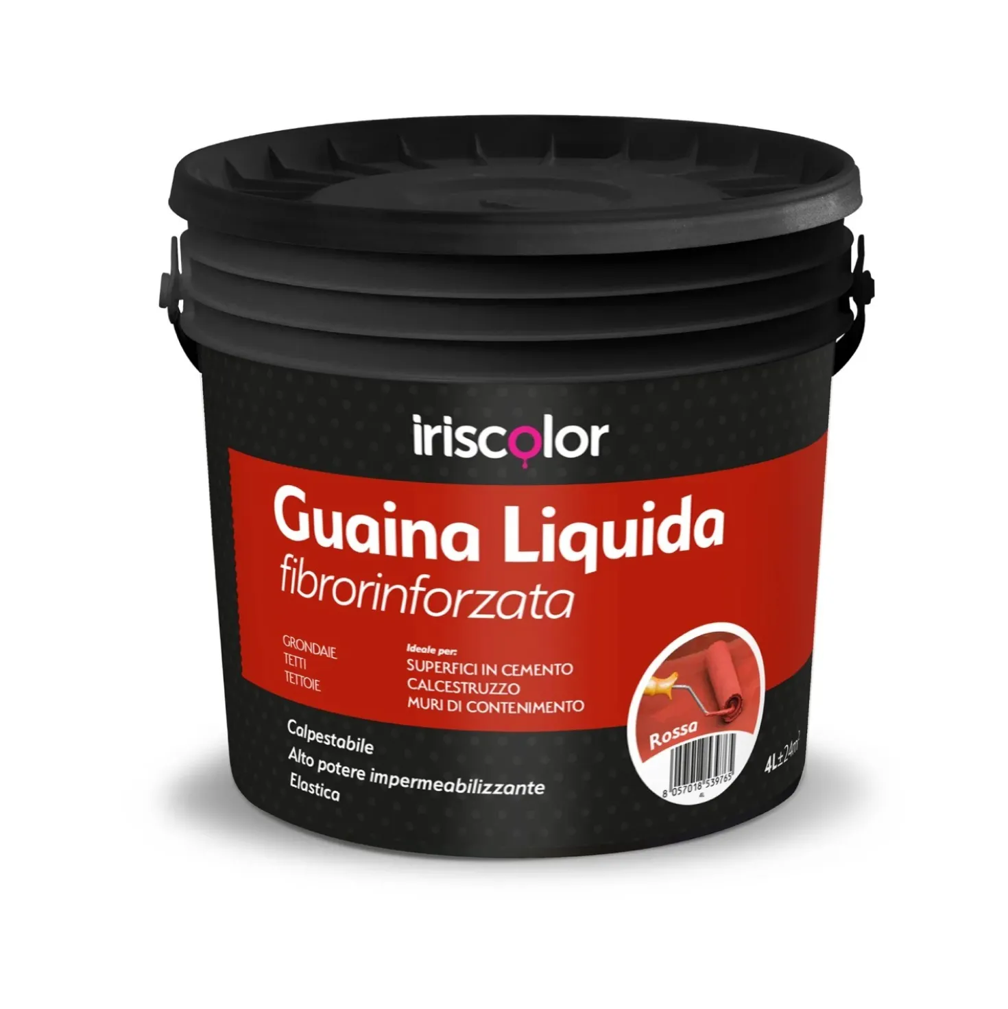 Guaina liquida Iris Color 4 l rosso