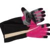 Guanti da giardinaggio anti spine touch screen taglia 8 fucsia