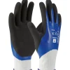Guanti da giardino LUX-TOOLS Comfort con strato Ni nitrile blu-nero tg 7