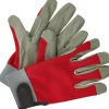 Guanti da lavoro da giardino LUX-TOOLS rosso grigio tg 8