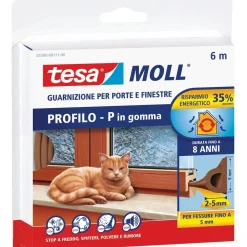 Guarnizione per finestra Tesamoll Profilo P 6 m marrone