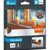 Guarnizione porte e finestre in espanso standard marrone 6 m x 9 x 4 mm