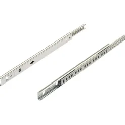Guida cassetti a sfere a estrazione semplice 22-35,5 cm con scanalature