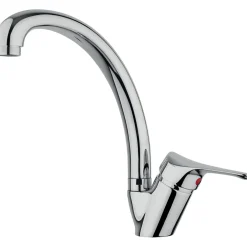 Idelco miscelatore lavello canna alta orientabile Driver cromo Ø 40 mm