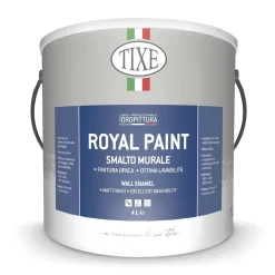 Idropittura idrorepellente per interni ed esterni Royal paint bianco 4 l