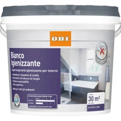 Idropittura igienizzante OBI bianco 4 l
