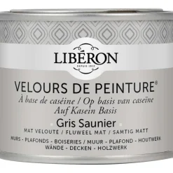 Idropittura lavabile Velours de Peinture Liberon Gris Saunier 0,125 L