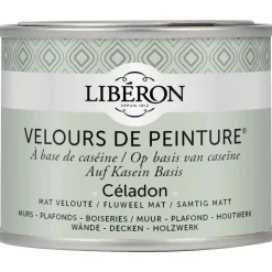 Idropittura lavabile Velours de Peinture Liberon Céladon 0,125 L