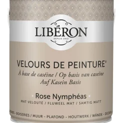 Idropittura lavabile Velours de Peinture Liberon Rose Nympheas 2,5 L
