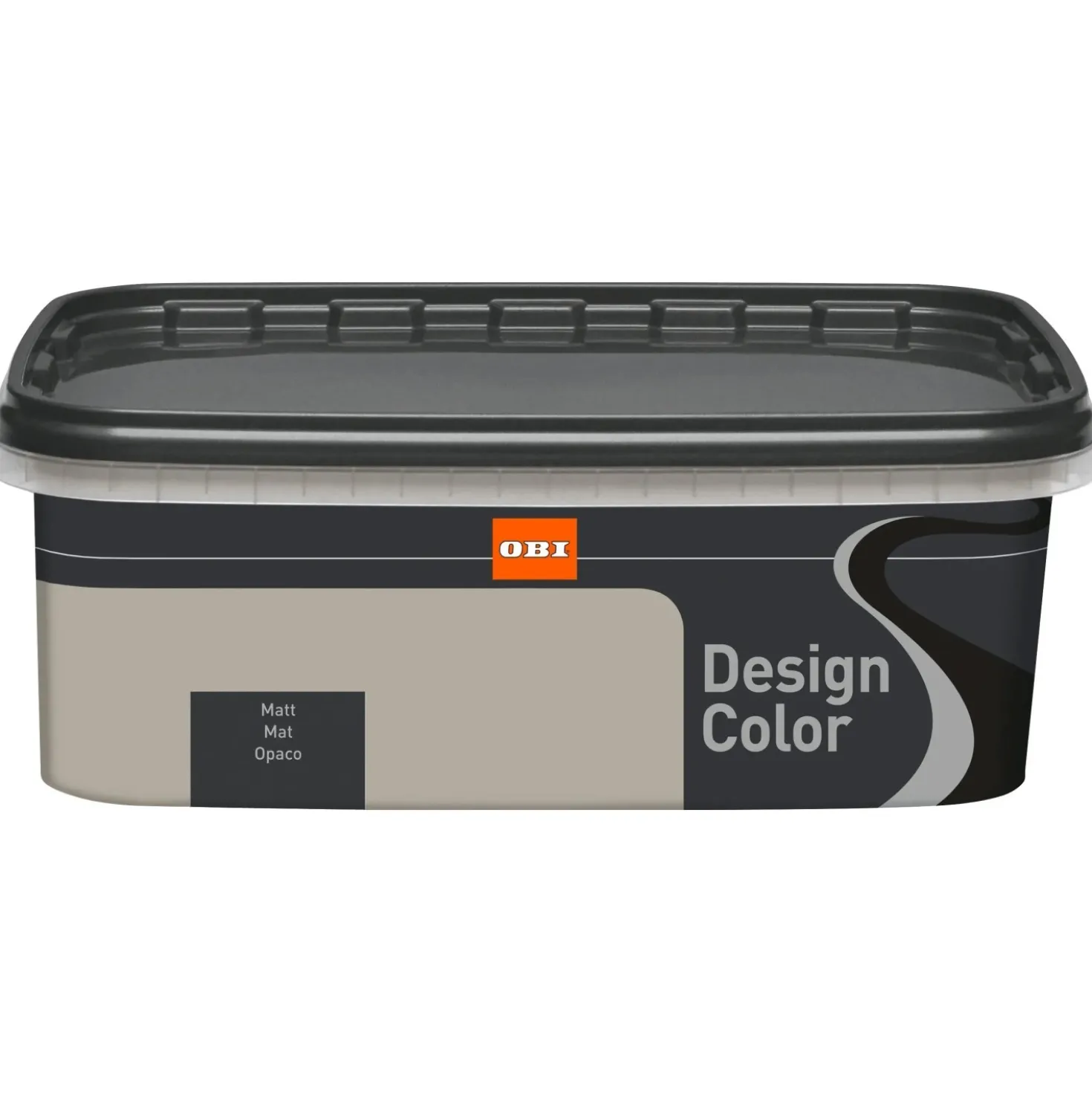 Idropittura OBI Design Color 2,5 l opaco grigio stone