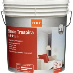 Idropittura traspirante OBI bianco 14 l