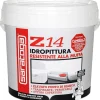 Idropittura Traspirante Saratoga resistente alla muffa Z 14 bianco 4 l