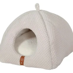 Igloo per gatti imbottito Paloma beige 40x41x37cm