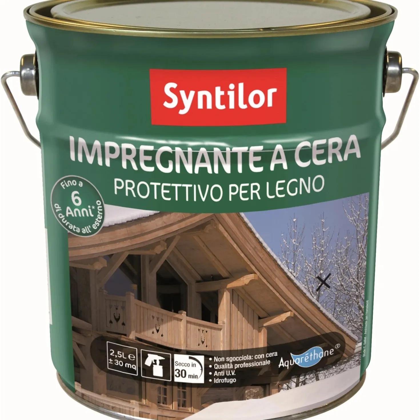 Impregnante per legno a cera effetto incolore 2,5 l