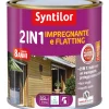 Impregnante per legno e flatting ad acqua effetto lucido bianco 0,5 l