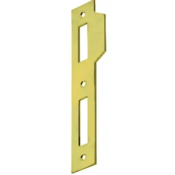 Incontro patent per serratura bordo quadro con interasse 70 mm ottonato