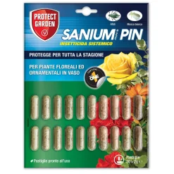 Insetticida e concime Sanium per piante ornamentali 20 compresse