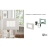 Interruttore 1 polo 10AX assiale bianco