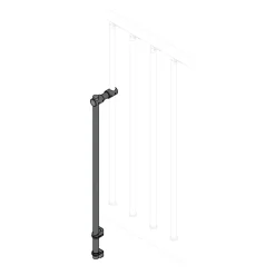 Irrigidimento colonna-lato solaio grigio argento