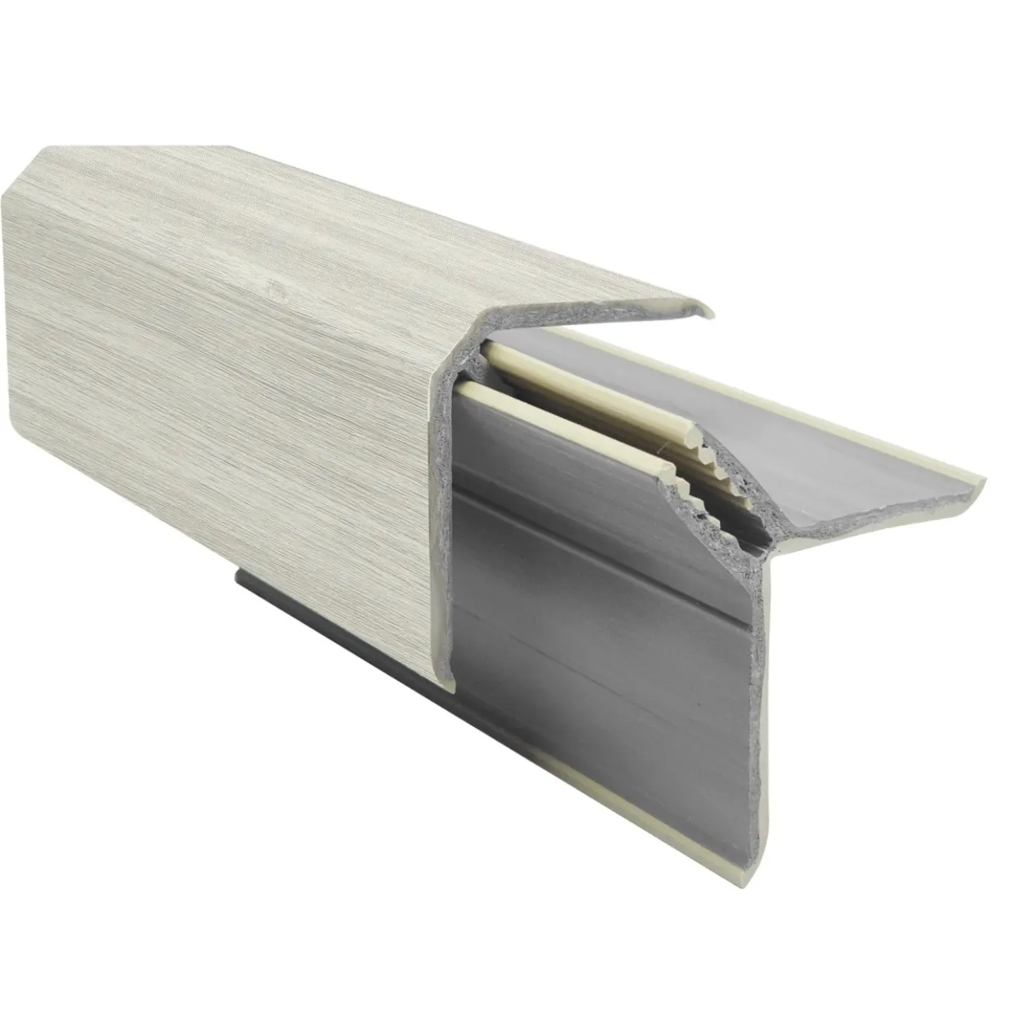 Kit 4 profili angolo esterno 420 quercia bianca 300 cm