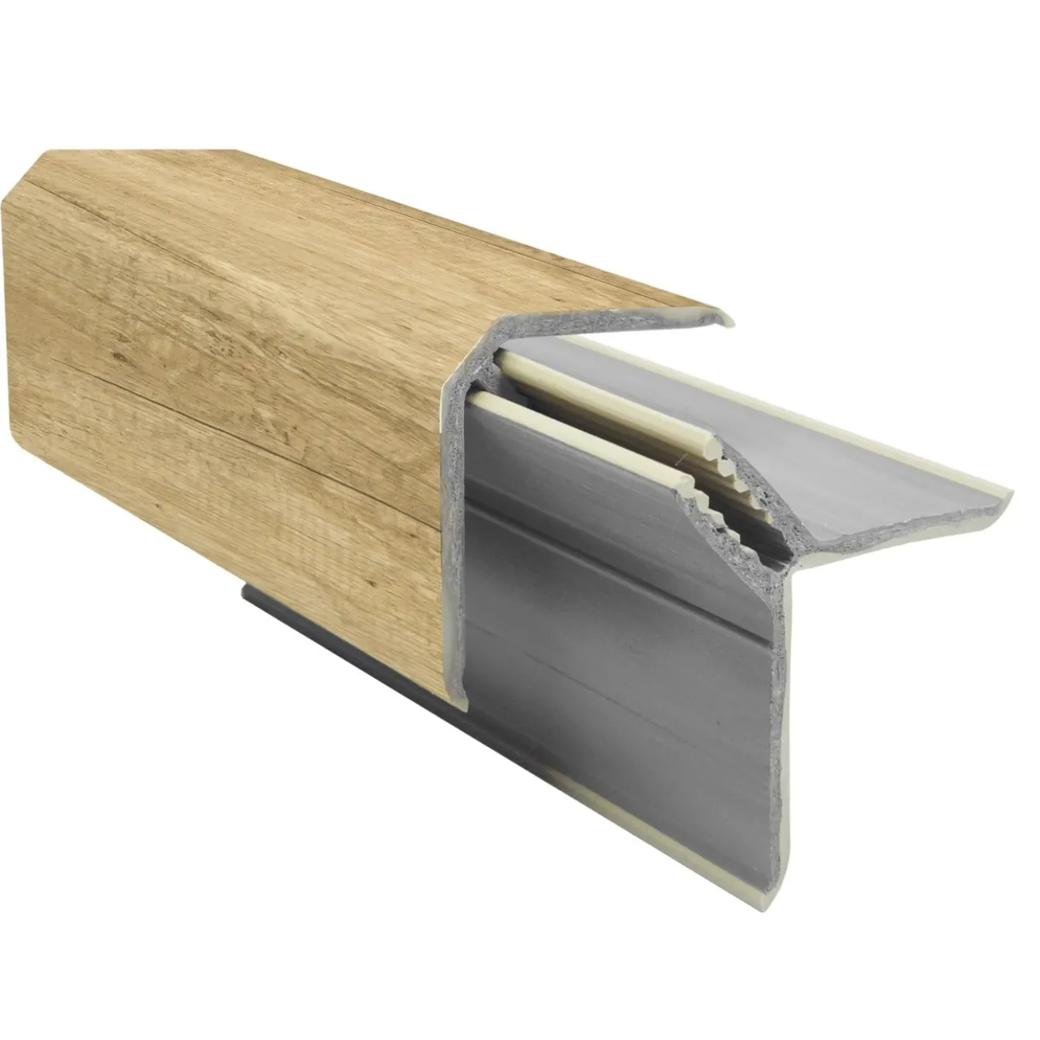 Kit 4 profili angolo esterno 411 teak chiaro 300 cm