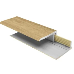 Kit 4 profili terminale superiore e aperture 411 teak chiaro 300 cm