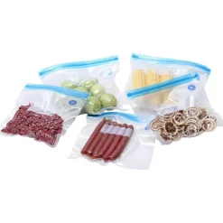 Kit 10 pz sacchetti con valvola per sottovuoto