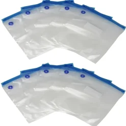 Kit 10 pz sacchetti con valvola per sottovuoto