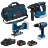 Kit 3 utensili a batteria Bosch Professional GSB/GST/GBH 18 V