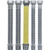 Kit allaccio caldaia tubi in acciaio inox e tubo rivestito estensibile