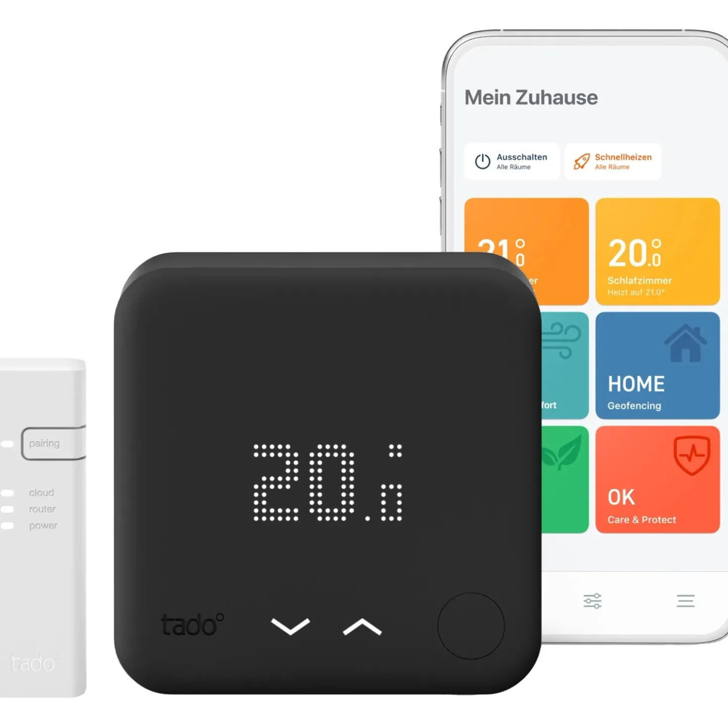 Kit Base Termostato Smart Home V3+ cablato Black edition