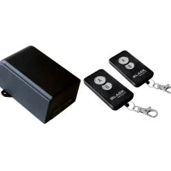 Kit centralina con due radiocomandi per accensione luci giardino