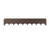 Kit di 5 bordature e 6 picchetti marrone