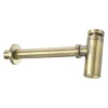 Kit di scarico per lavabo rotondo ottone