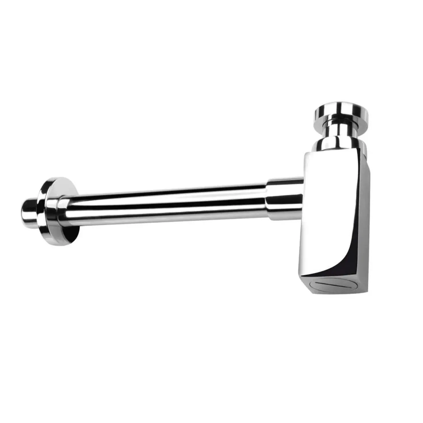 Kit di scarico per lavabo quadrato cromo